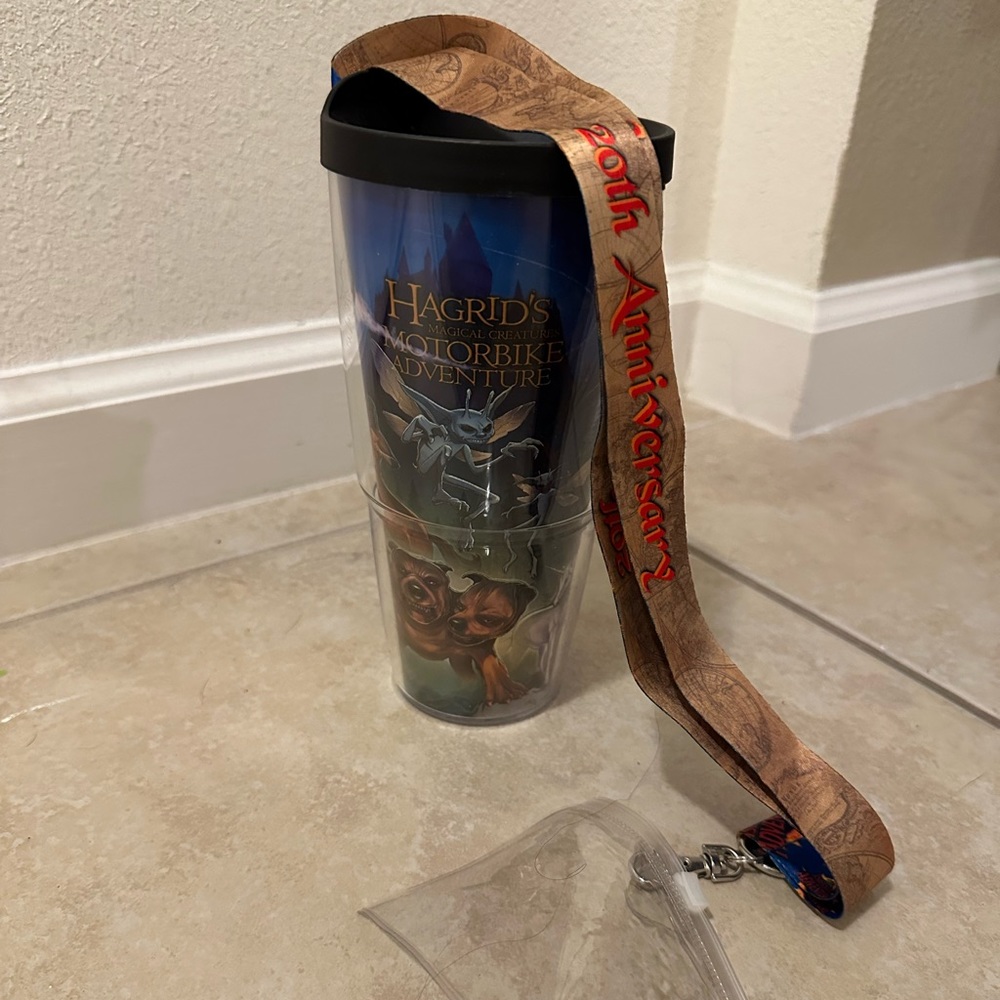 Harry Potter Hagrid’s Tervis and IOA 20th Anniversary Lanyard